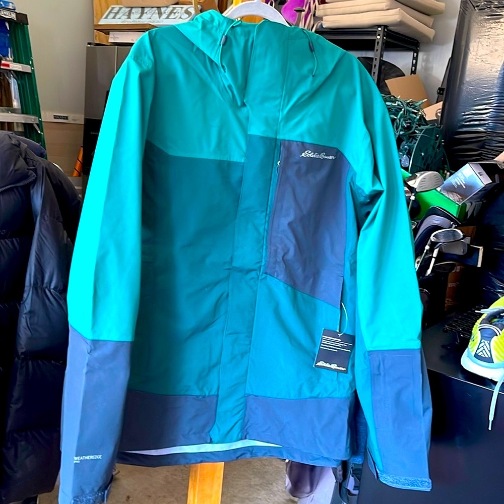 EDDIE BAUER 3 LAYERS WEATHER EDGE PROrain jacket 20k/20k NWT $249 CHAIR 6 SERIES
